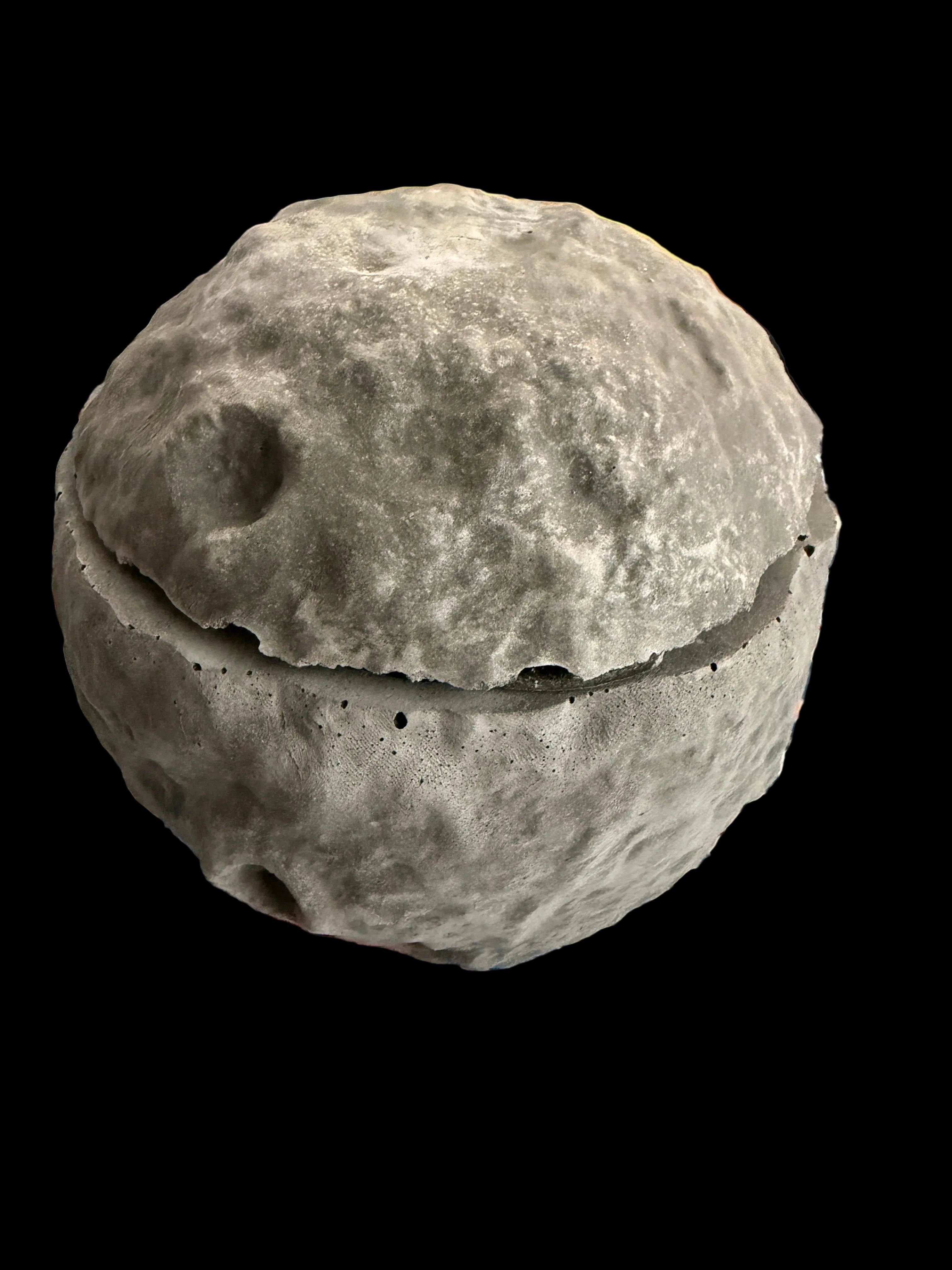 Asteroid Concrete Candle Holder