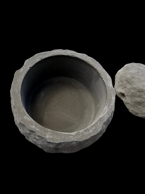 Asteroid Concrete Candle Holder