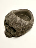 Skull Concrete Candle Holder