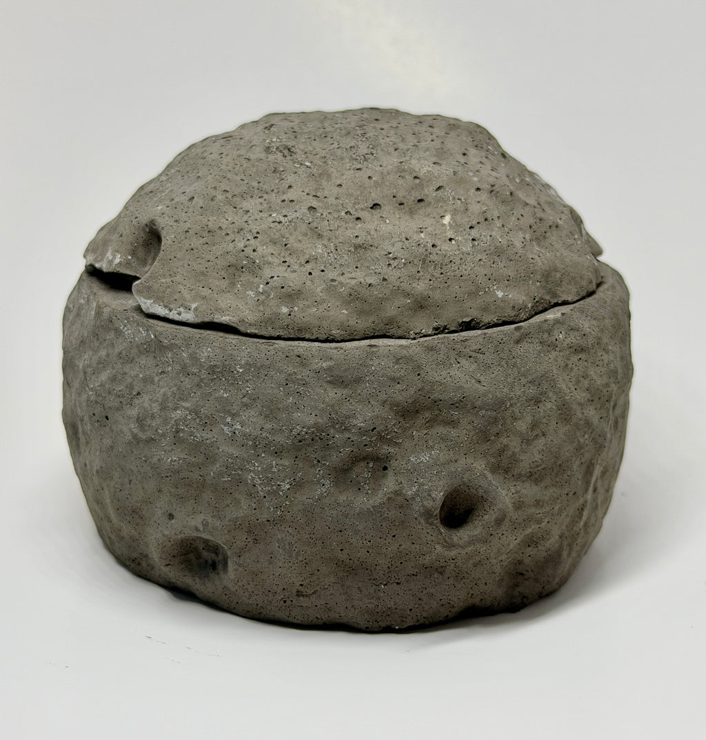 Asteroid Concrete Candle Holder