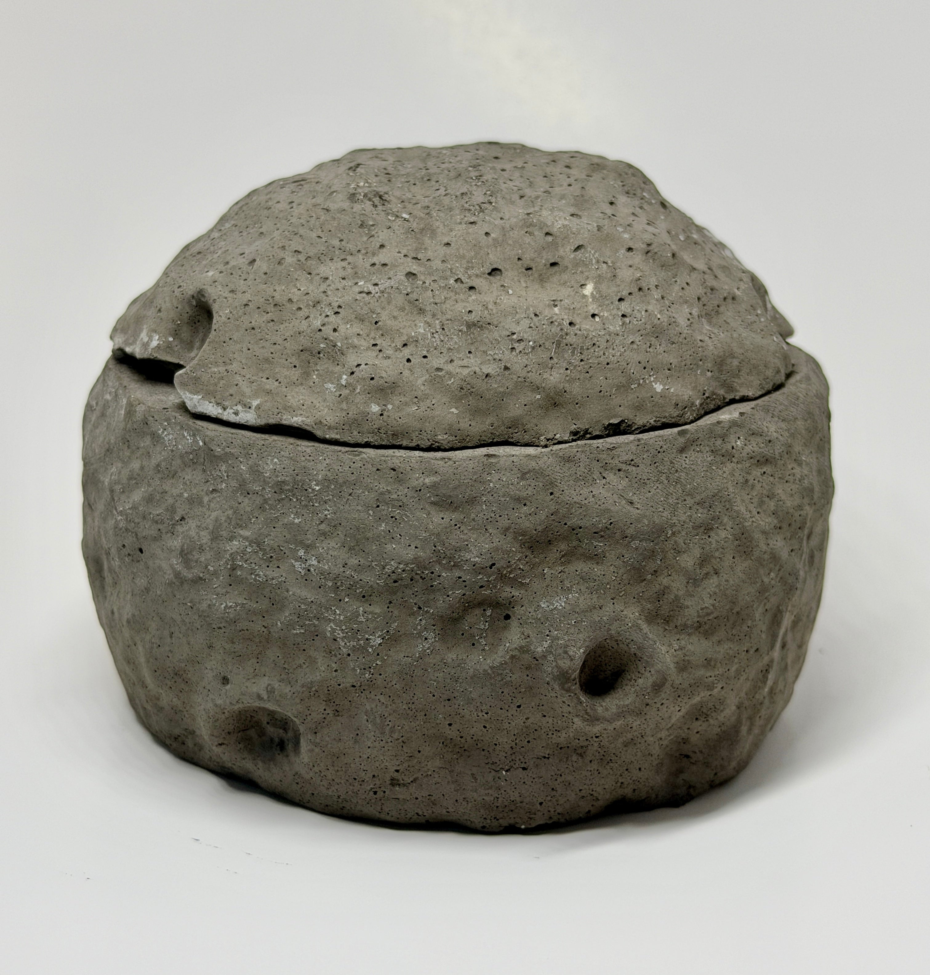 Asteroid Concrete Candle Holder