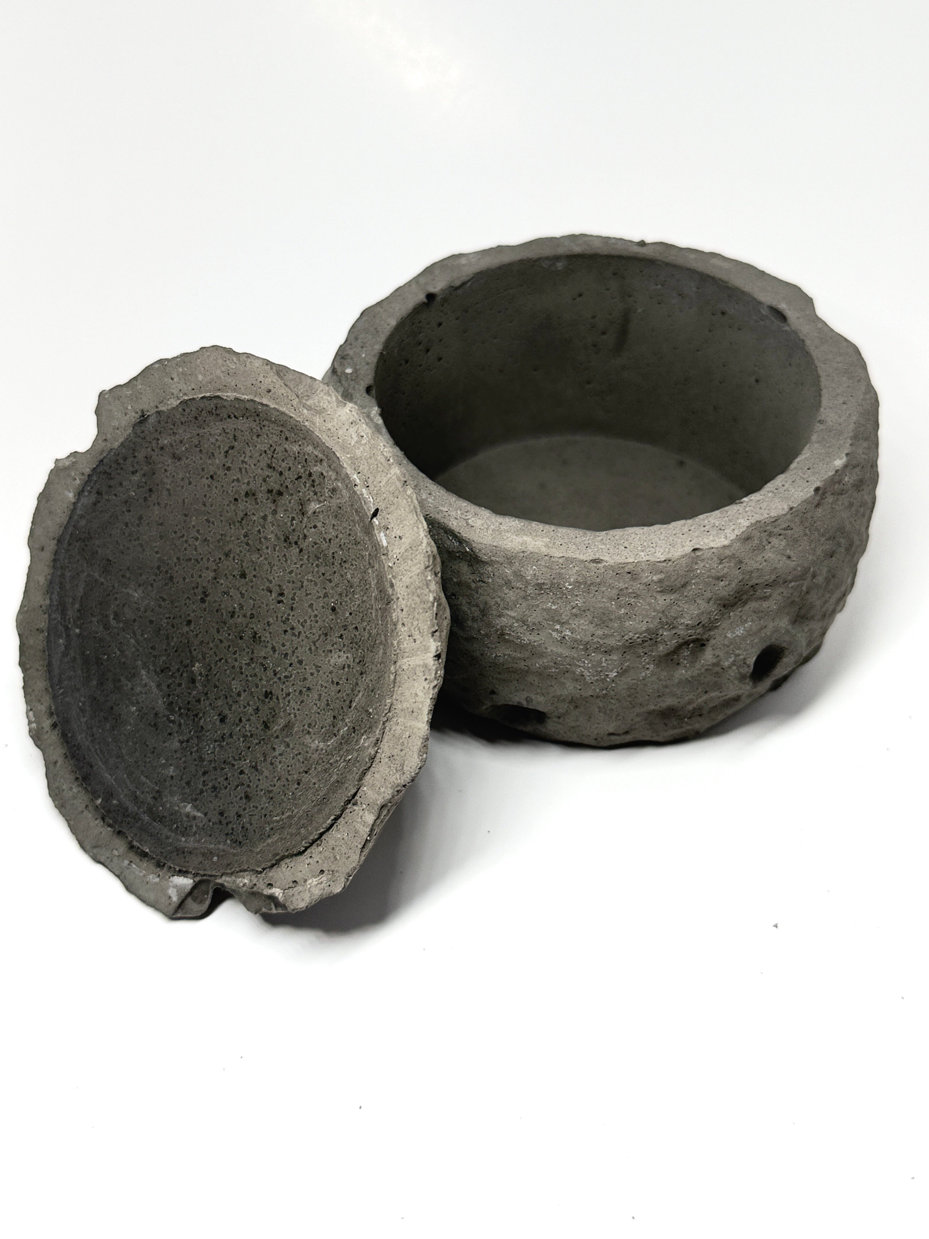 Asteroid Concrete Candle Holder