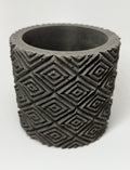 Large Geometric Concrete Planter